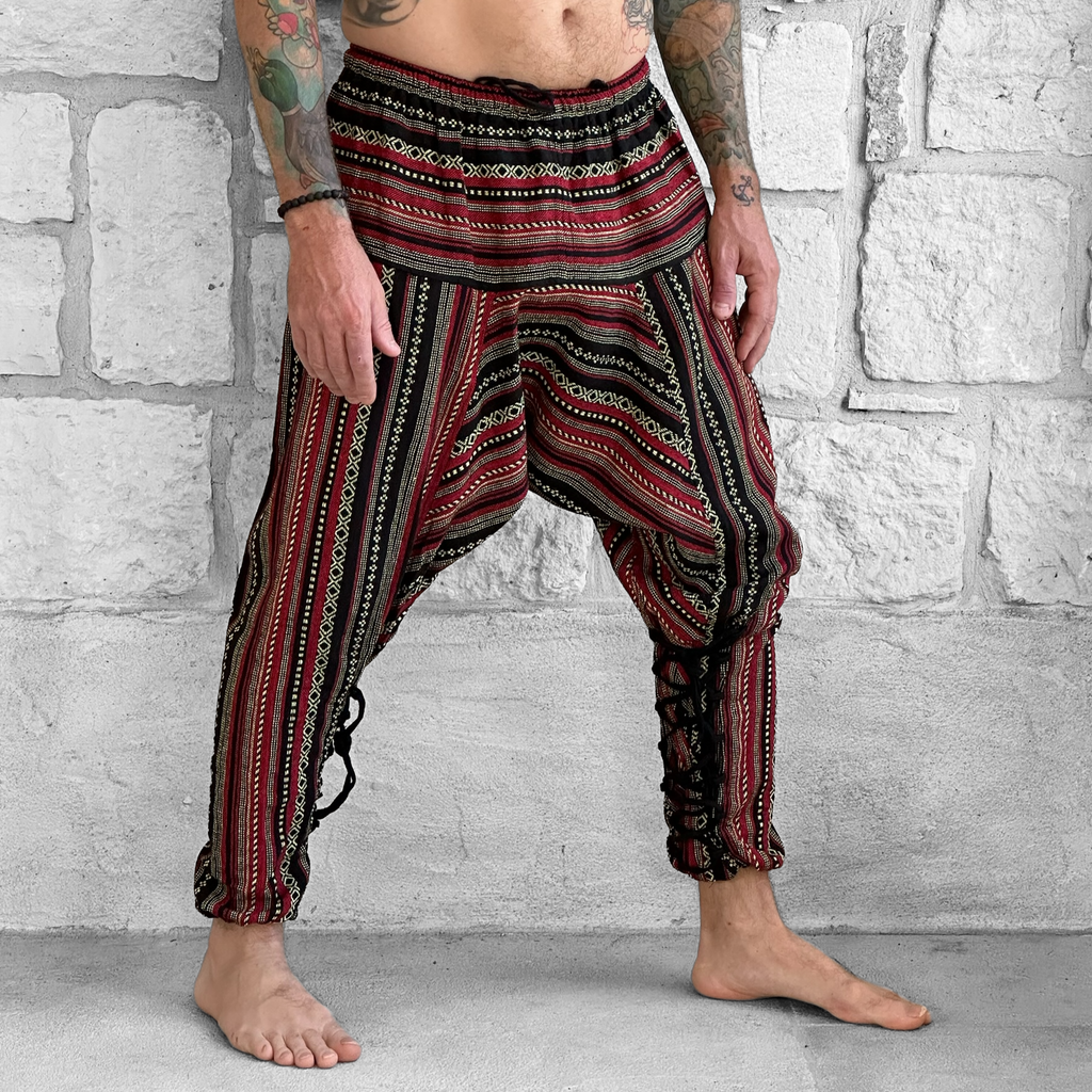 WHWR mens cotton linen long pants summer solid color India | Ubuy